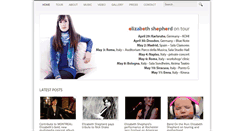 Desktop Screenshot of elizabethshepherd.com